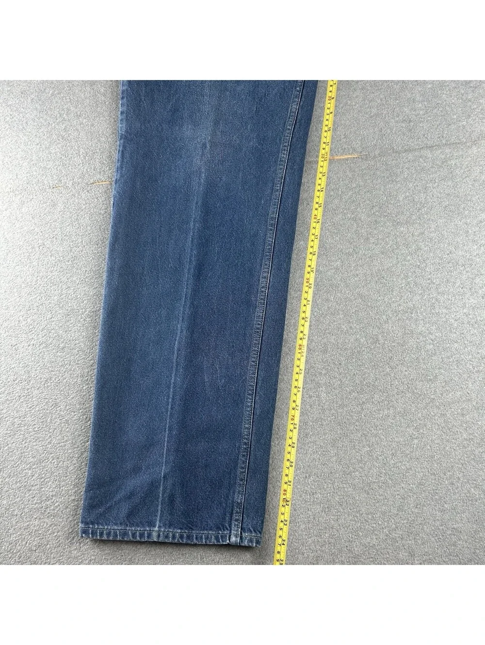 Bugle Boy Looser 7M Mens Distressed Relaxed Denim Jeans SZ 36 Blue 36X34